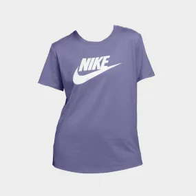 Nike Womens Sportswear Club Essentials Tee Purple AntiPillingFabric