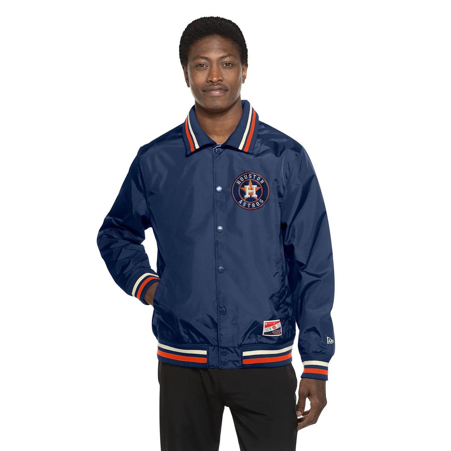 Epic Core Astros Snap Front Jacket - Mens