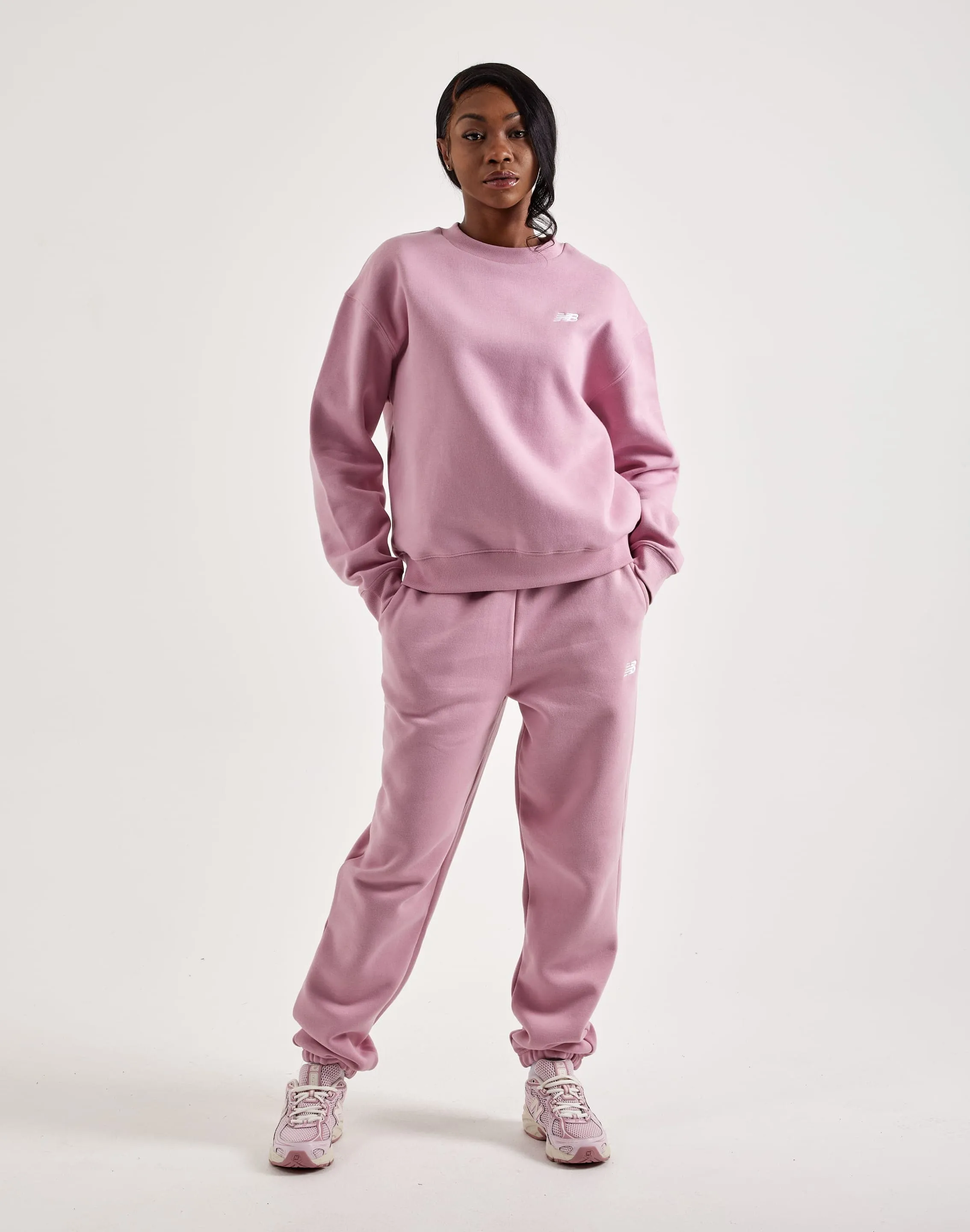TaglessNeckline WindproofInterior New Balance Sport Essentials Fleece Crewneck Sweatshirt