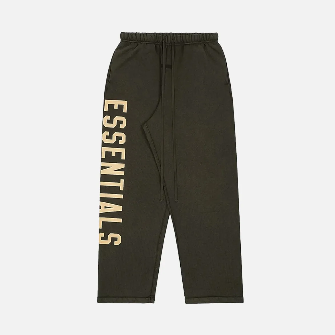 StainReleaseCoating Adjustable Fastenings ESSENTIALS HEAVY FLEECE RELAXED SWEATPANT - BROWN