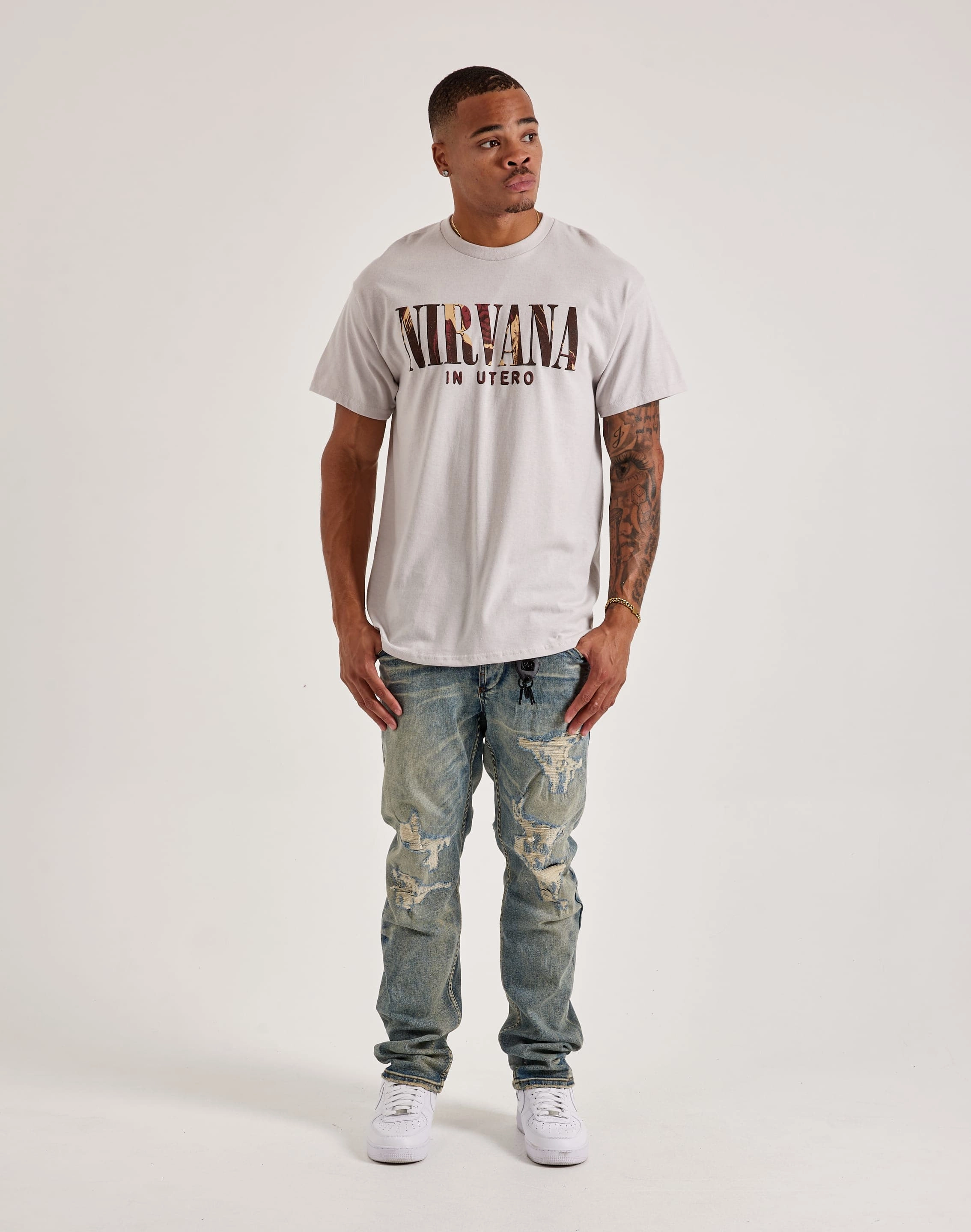 Merch Traffic Nirvana In Utero Tee ButterySoftTexture Diamond Soul