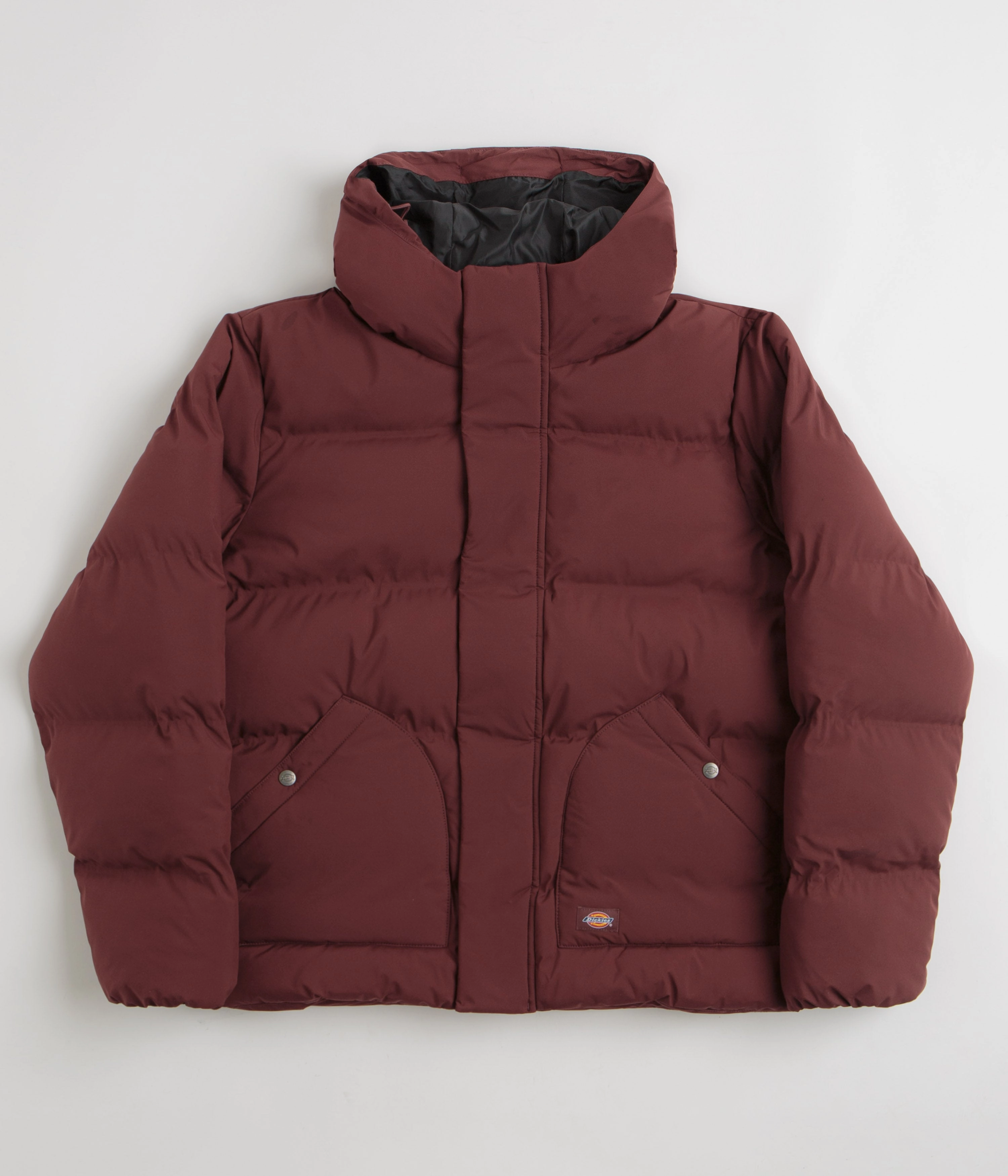 Dickies Eagleville Hooded Puffer Jacket - Andorra Convertible Features