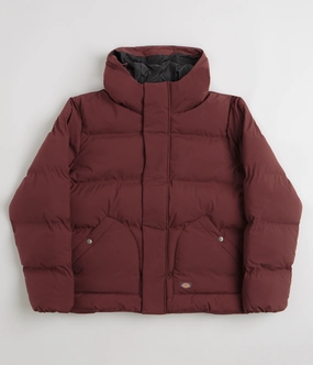 Dickies Eagleville Hooded Puffer Jacket - Andorra Convertible Features