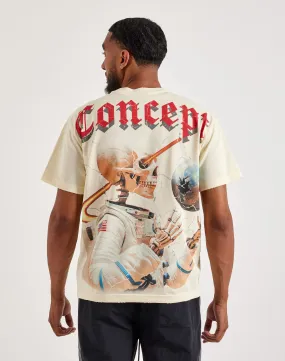 Flexible Hemline DurableReinforcedElbow Concept Astronaut Tee