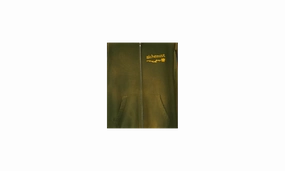 Connor Vintage Zip Hoodie "Moss"