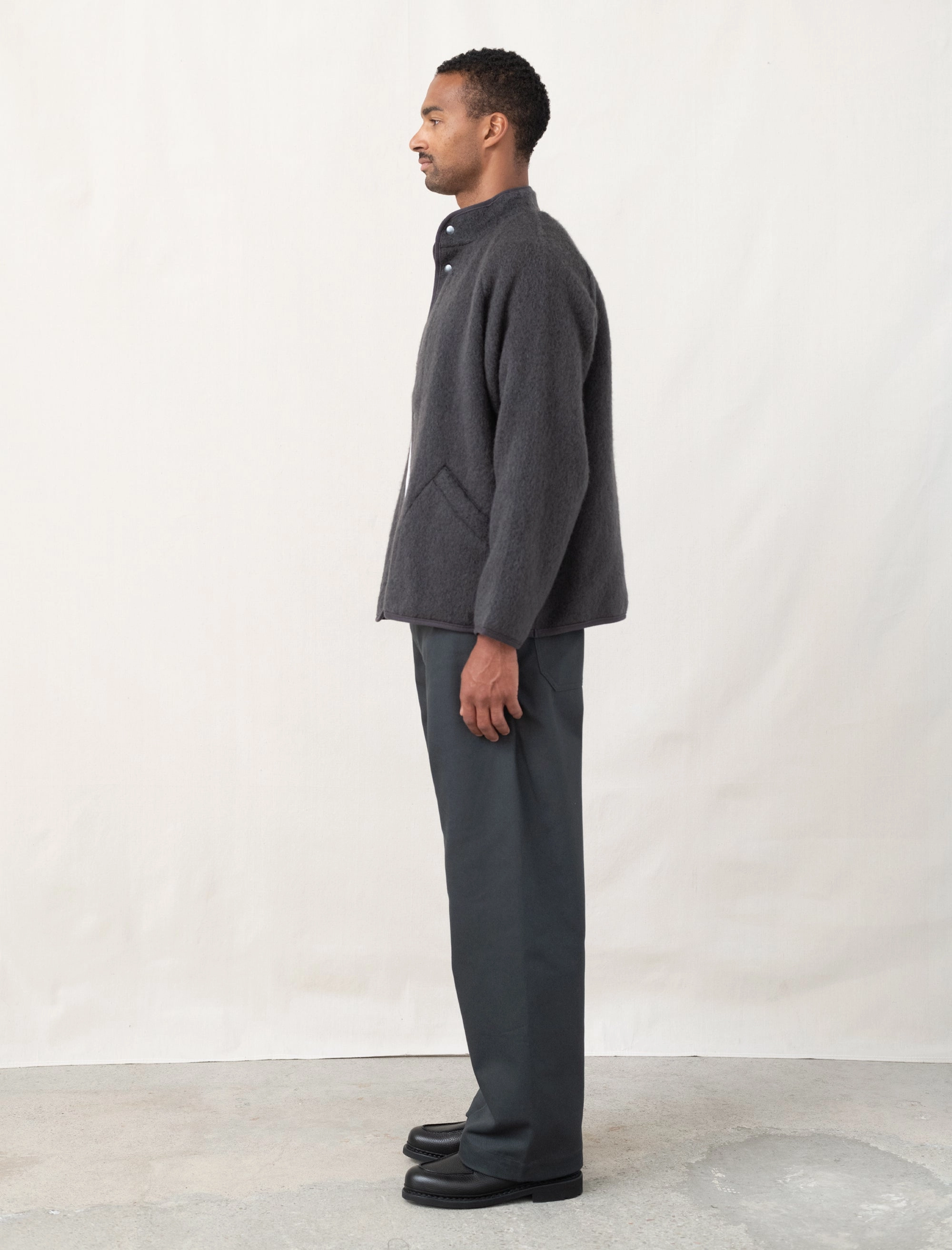 BondedZipperGuards Trendy Must Have Contour Jacket (Slate)