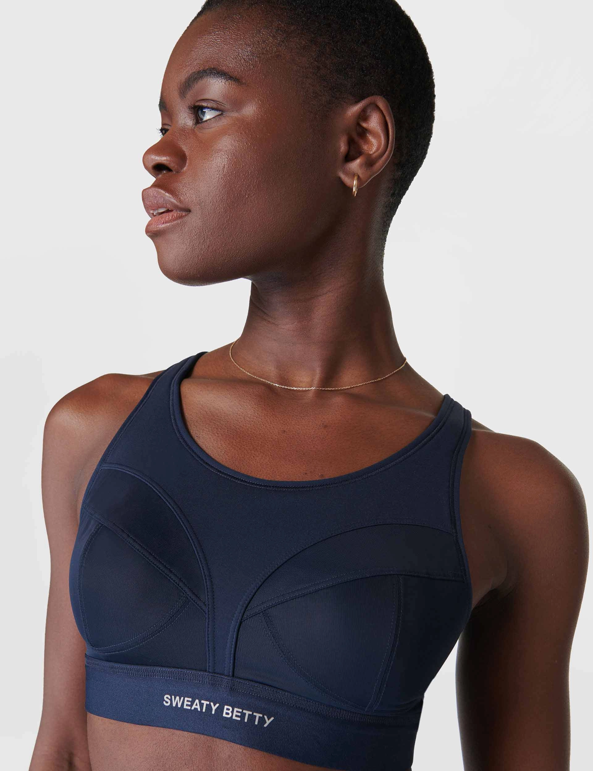 Power Pro Running Bra - Navy Blue Affordable