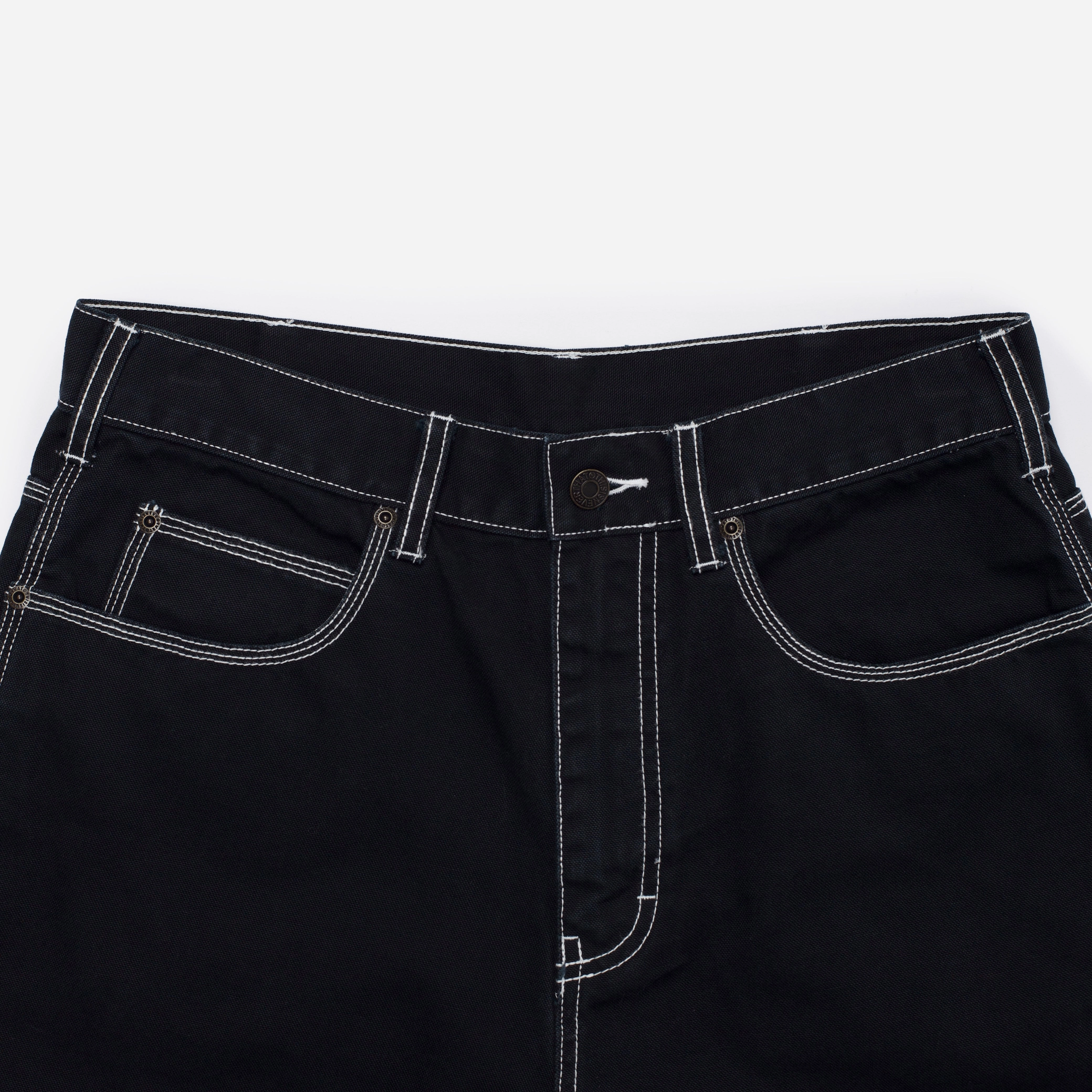 Pre Shrunk Cotton Blend Contrast Stitch Short