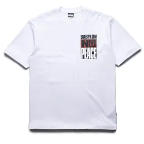 Babylon No Peace Or Freedom Tee - White School campus