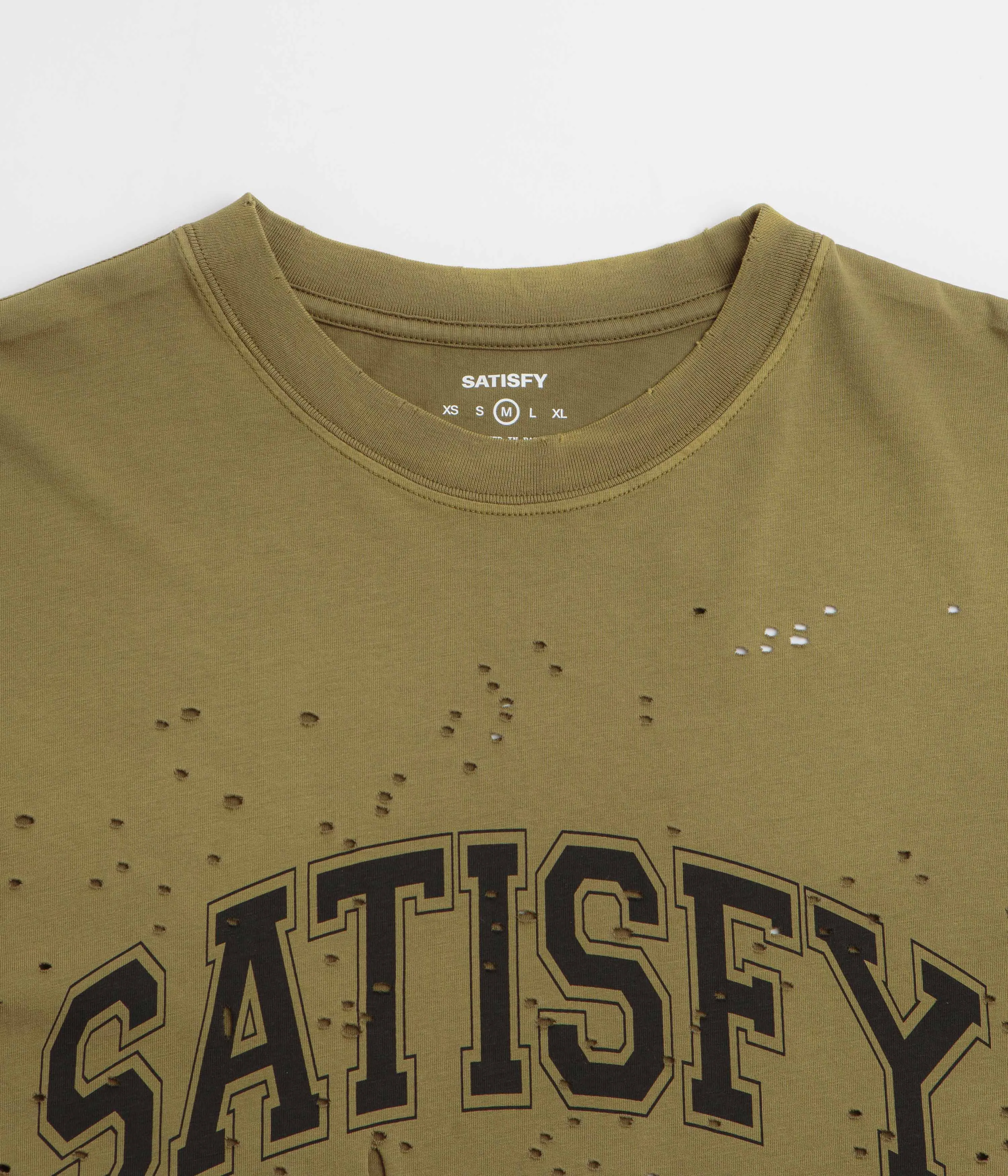 nursing clothes Satisfy MothTech T-Shirt - Sun Bleached Military Olive