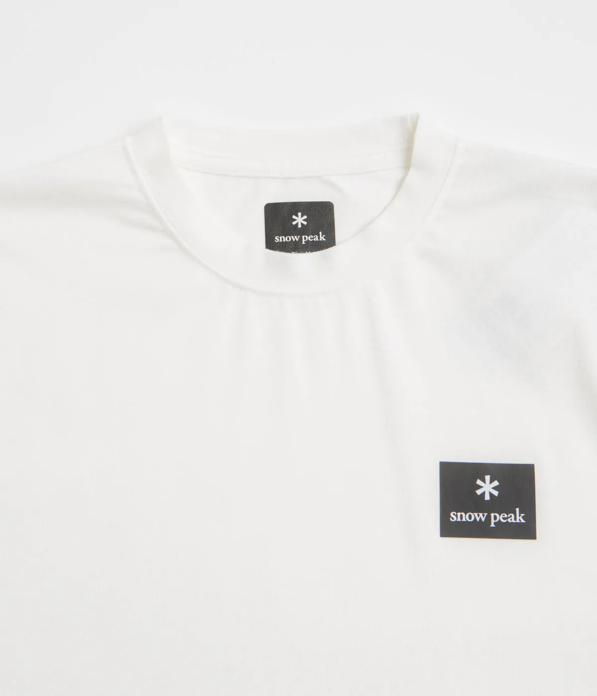 Snow Peak NSD Square Logo T-Shirt - Off White Theatre