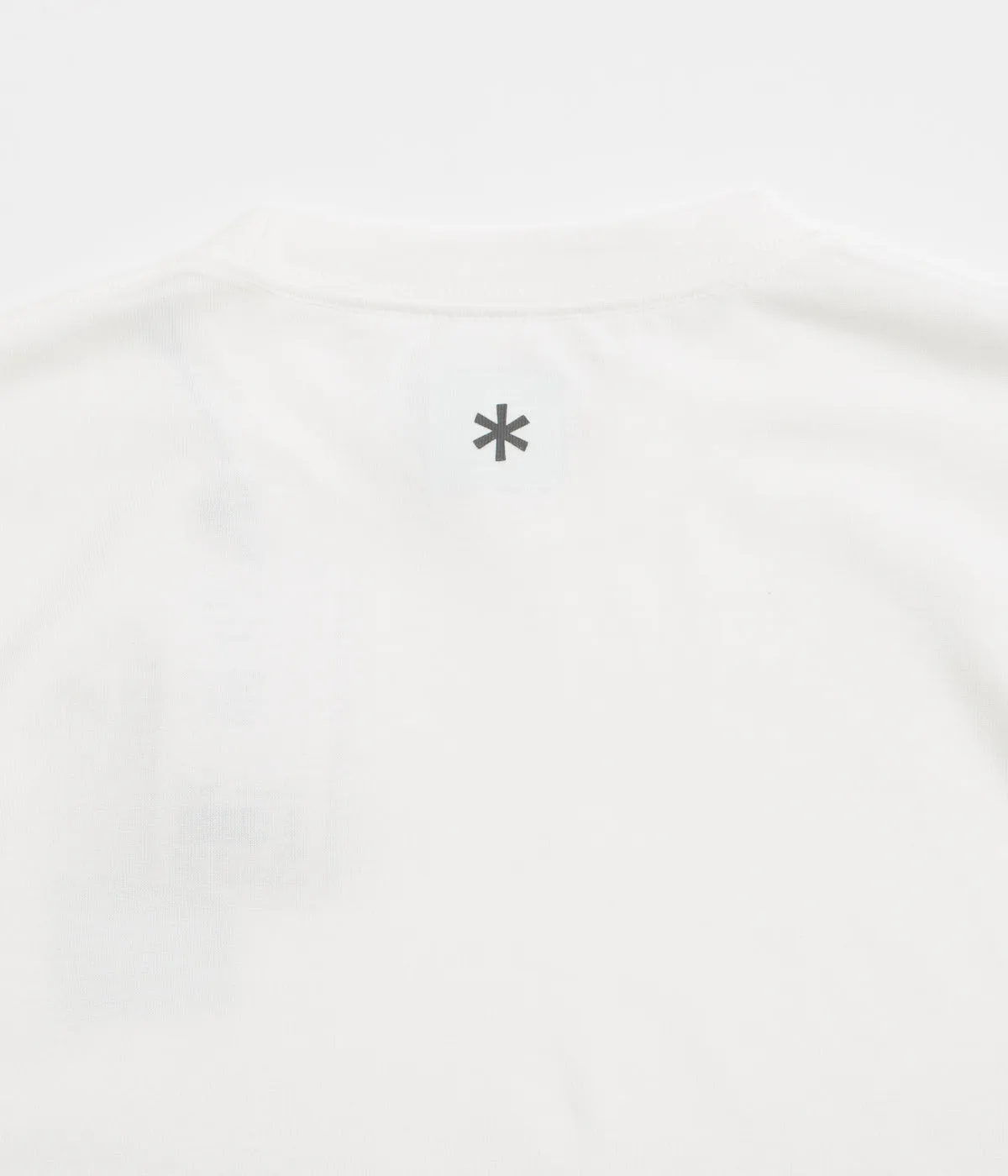 Snow Peak NSD Square Logo T-Shirt - Off White Elasticized