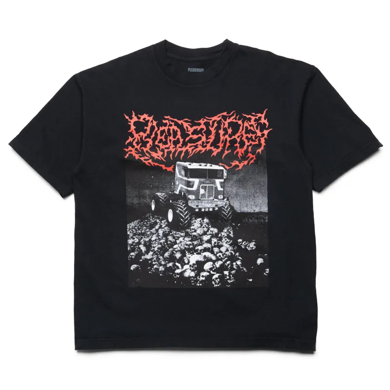 Buttoned Pleasures Off Road Tee - Black