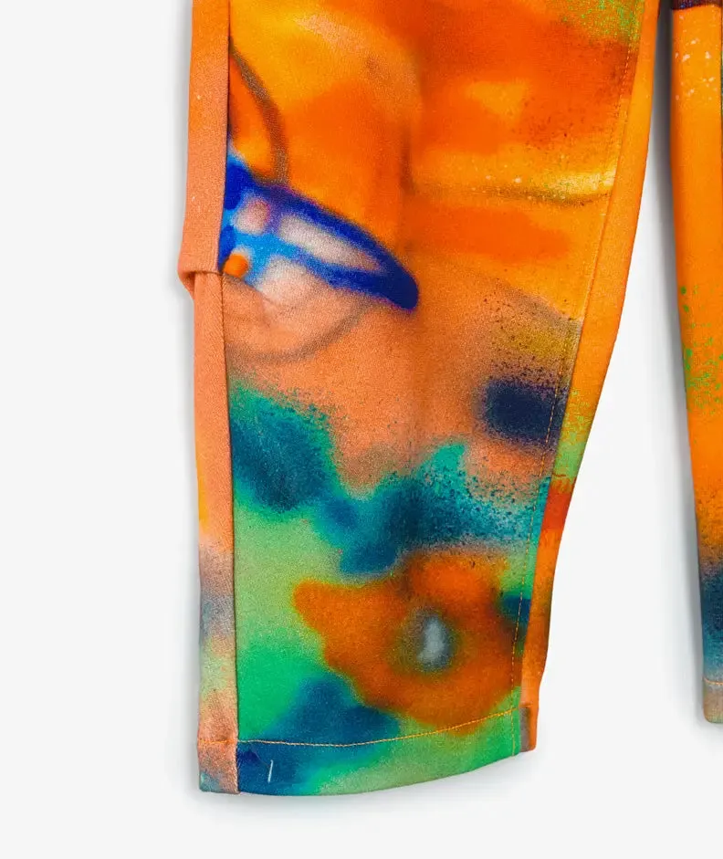 Smooth Edge Binding Colorfast Dye CONVERSE SHAPES X COME TEES WIDE LEG FLEECE PANT