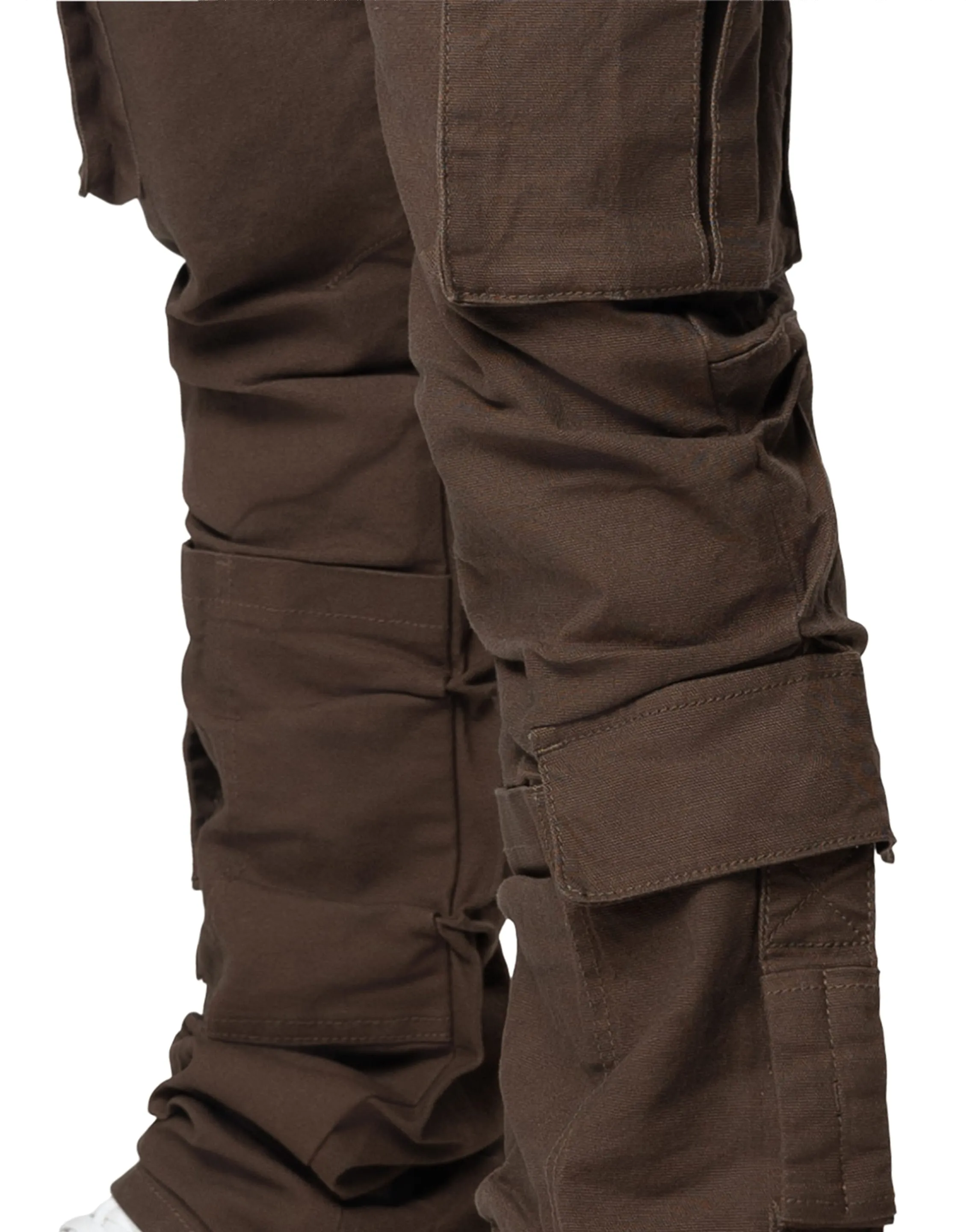 Grindhouse Cargo Straight Fit Denim Jeans With Loops Global Edge