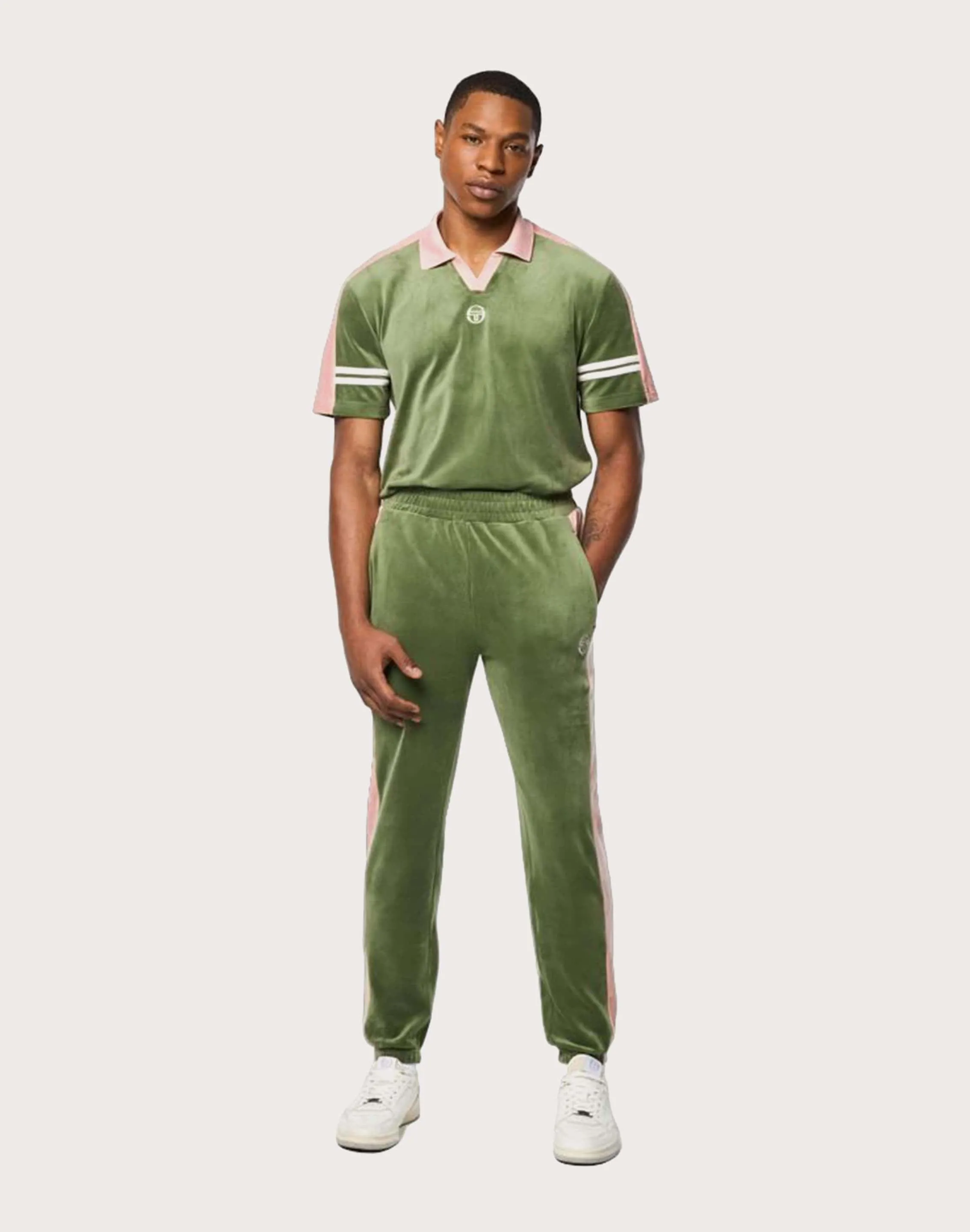 Sergio Tacchini Operations Inc Sergio Tacchini Cielo Velour Track Pants SmoothEdging Move Fast