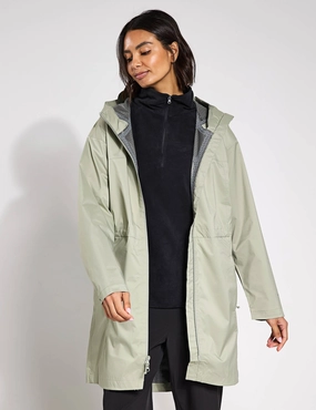 Weekend Adventure II Long Waterproof Jacket - Safari Hypoallergenic Interior Layer ReflectiveDetails