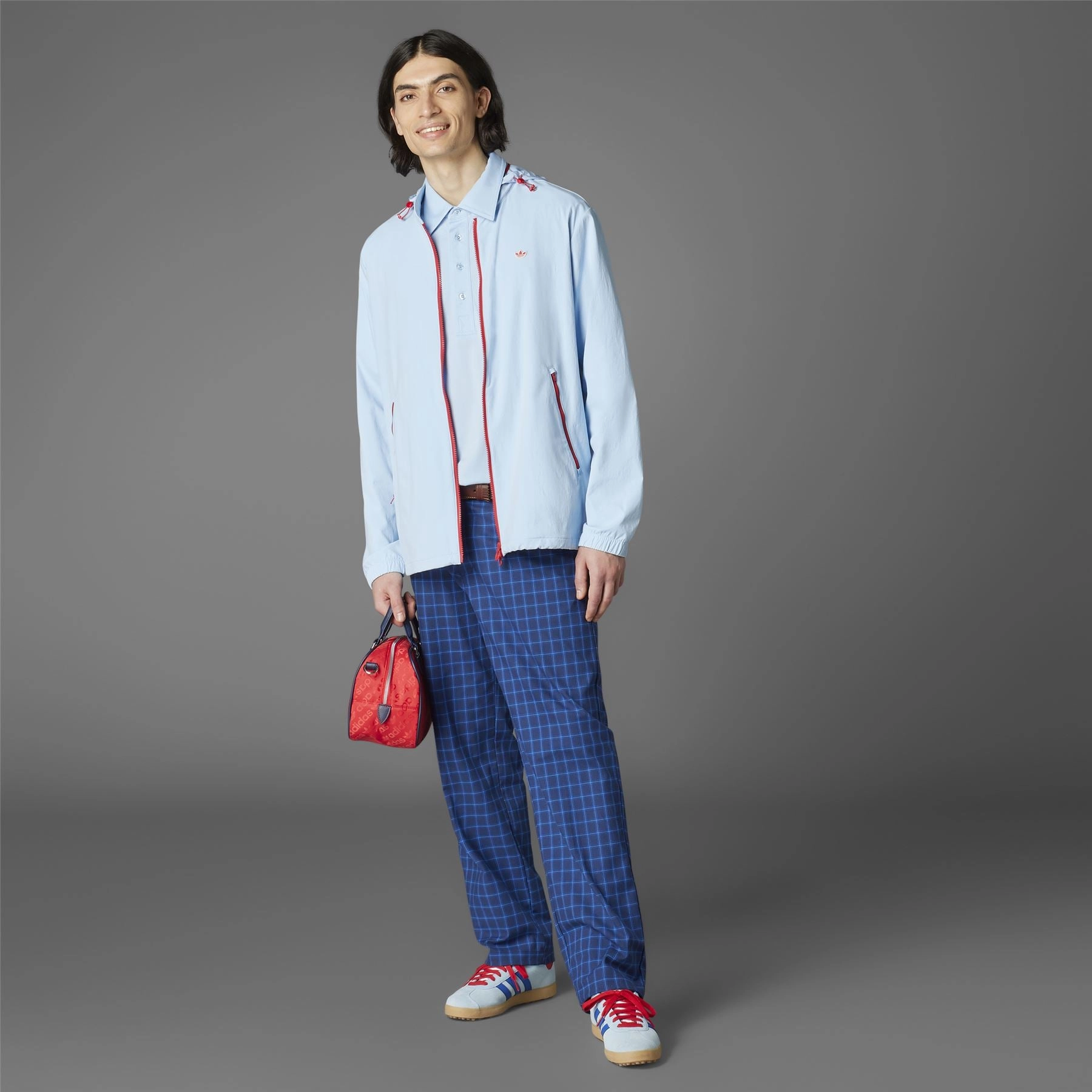 Convertible Hooded Jacket Clear Sky Non Restrictive Silhouette