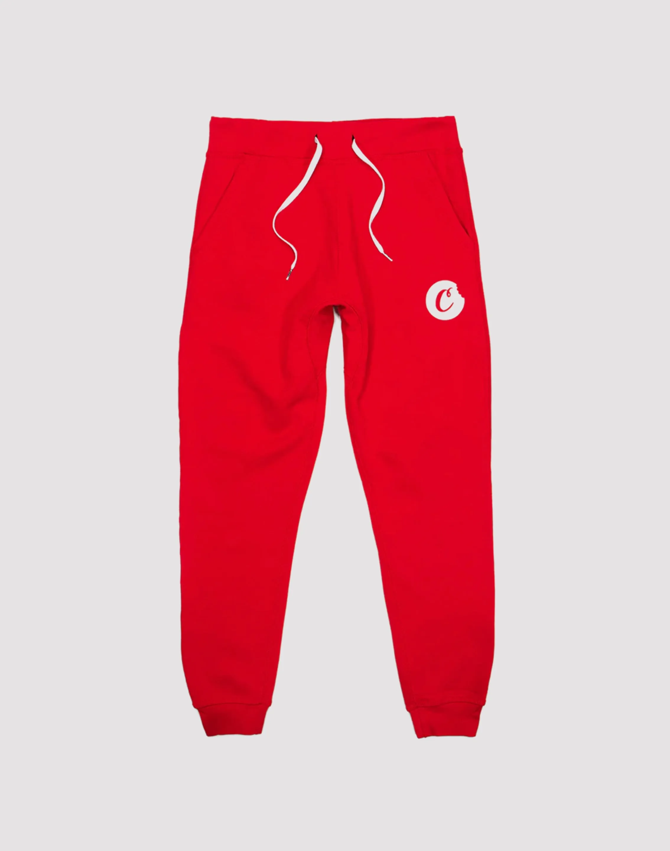 WrinkleResistant Fabric RecycledPolyester Cookies Sf C Bite Logo Red/White Sweatpants