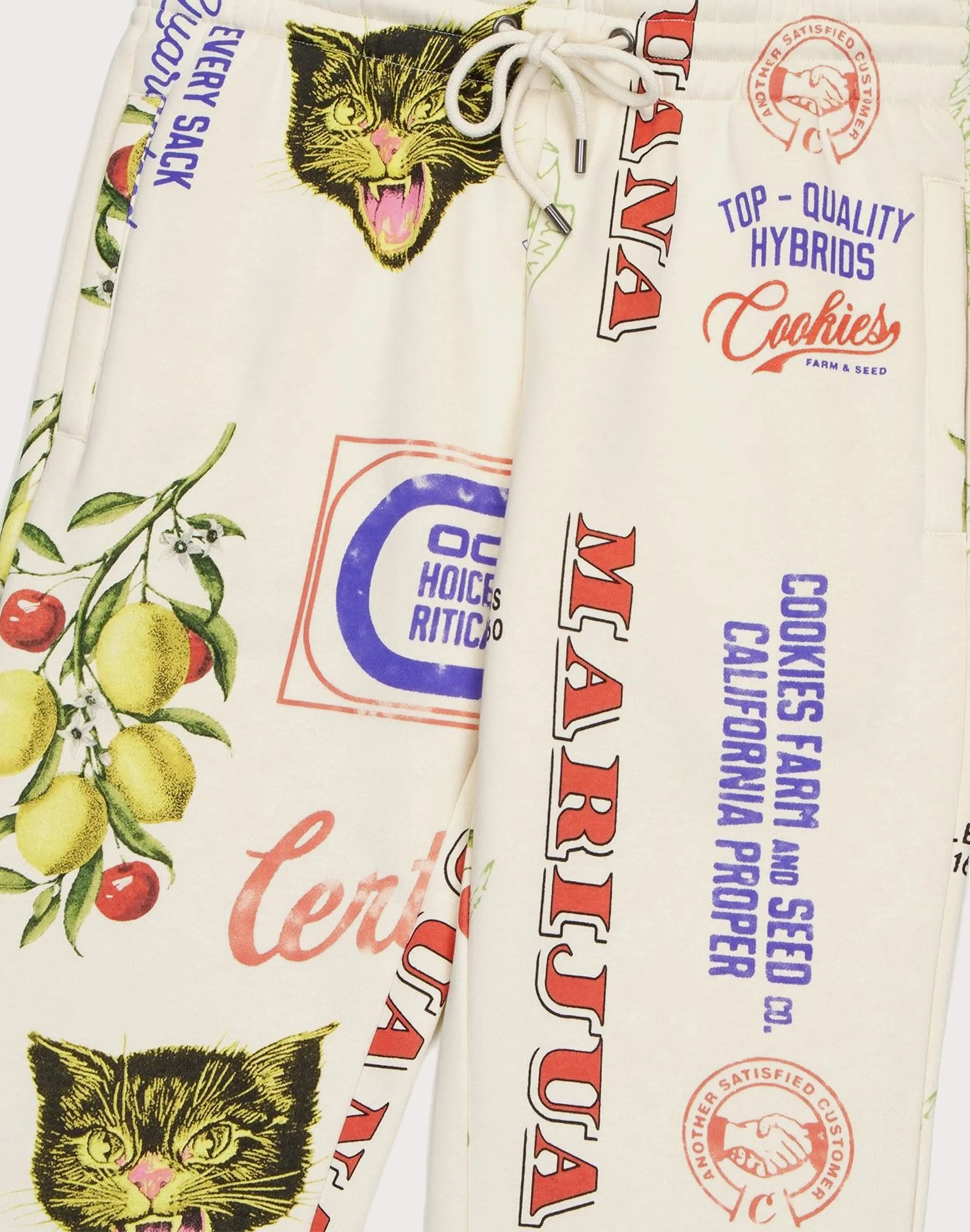 Thick Glow Cookies Sf Cuban Link Printed Joggers