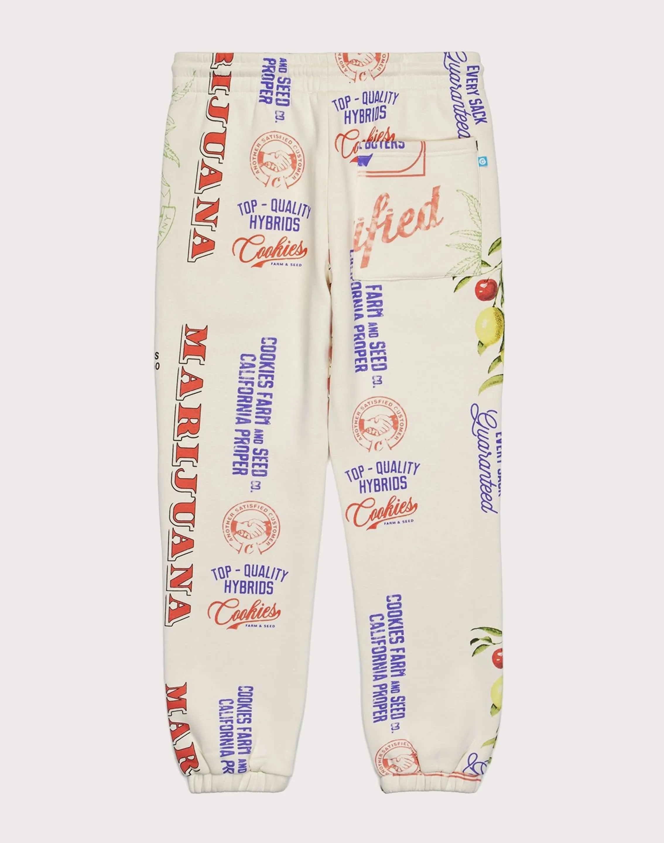 PillingResistant Street Glow Cookies Sf Cuban Link Printed Joggers
