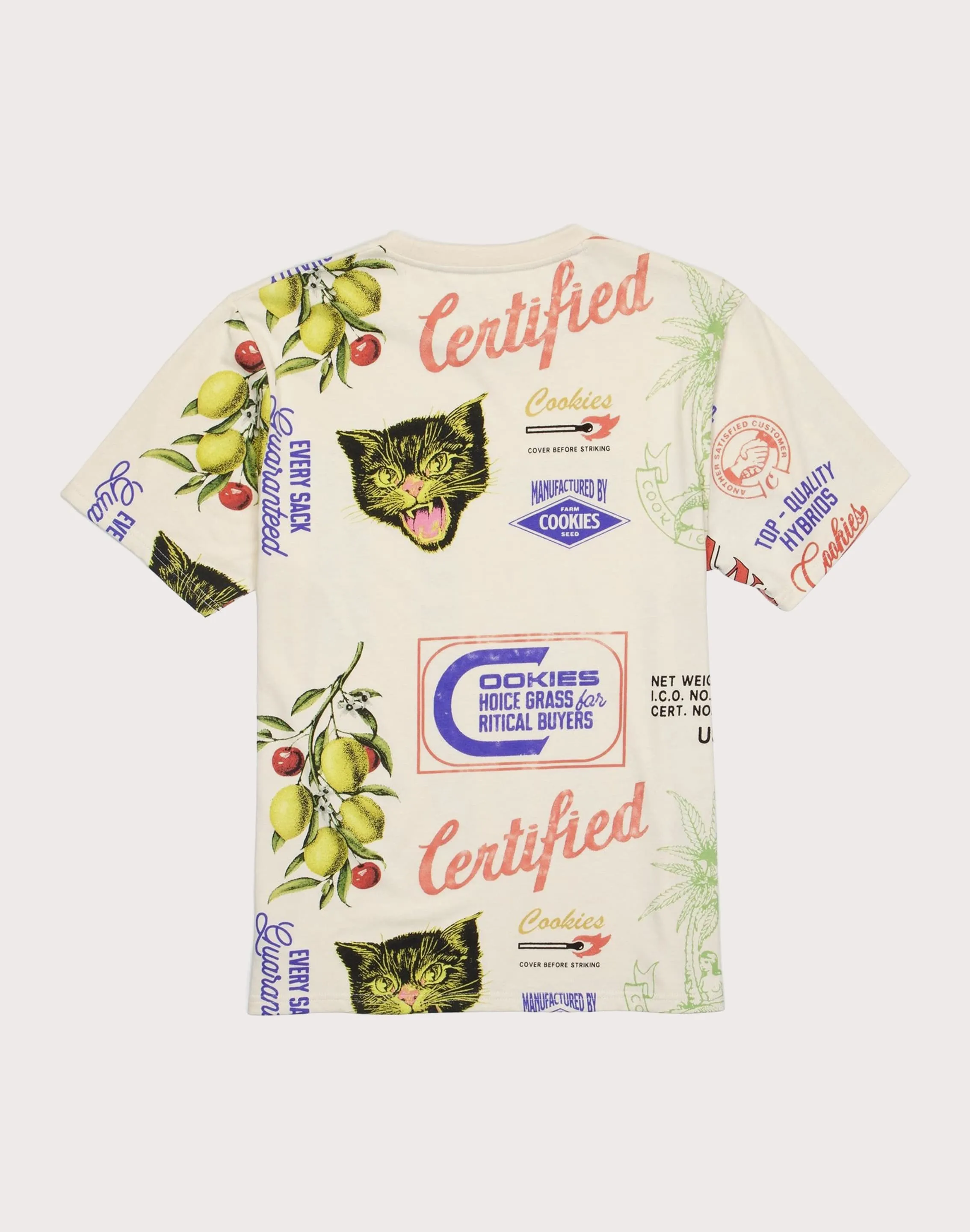 Style Mood Reflective accents Cookies Sf Cuban Link Printed Tee