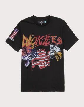 Leather Core TaglessNeckline Cookies Sf Highway Black Tee