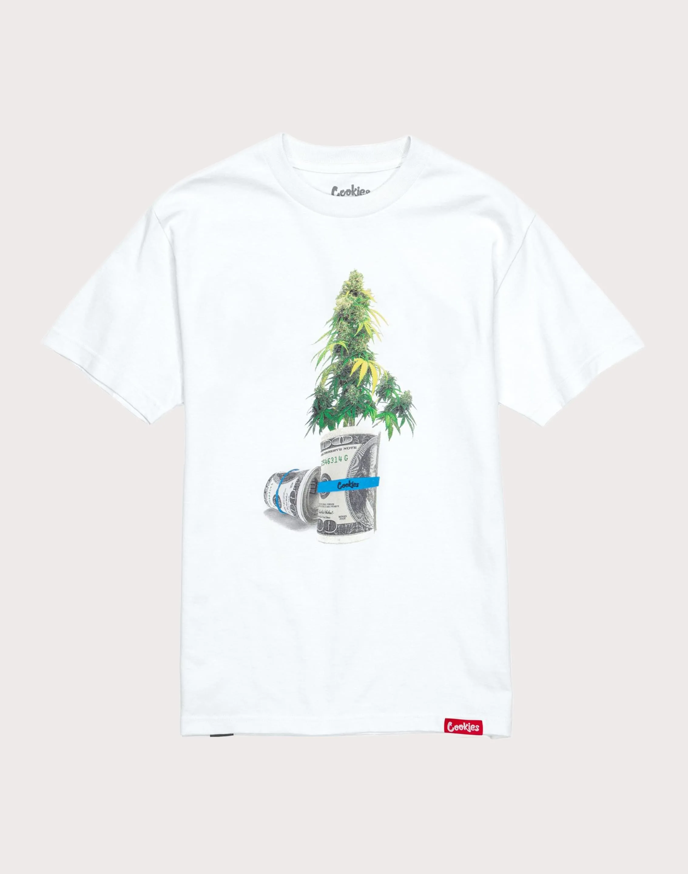 WeightlessLayeringPiece Adjustable drawstring Cookies Sf Money Tree White Tee