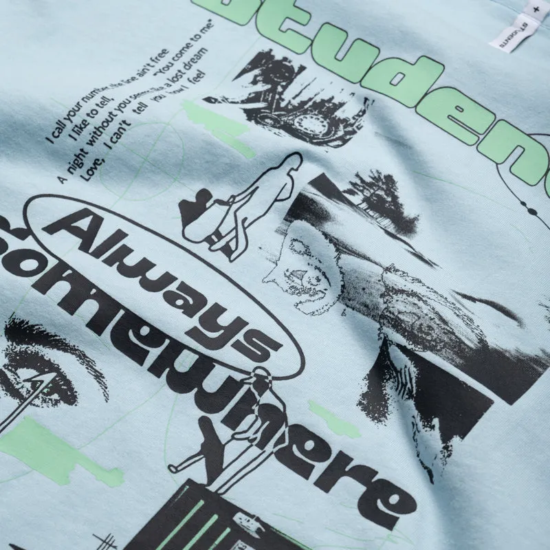 Students Golf Always Somewhere Tee - Chambray shooting venue long hem