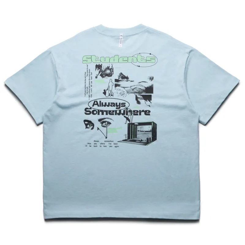Students Golf Always Somewhere Tee - Chambray train event Bright Colors