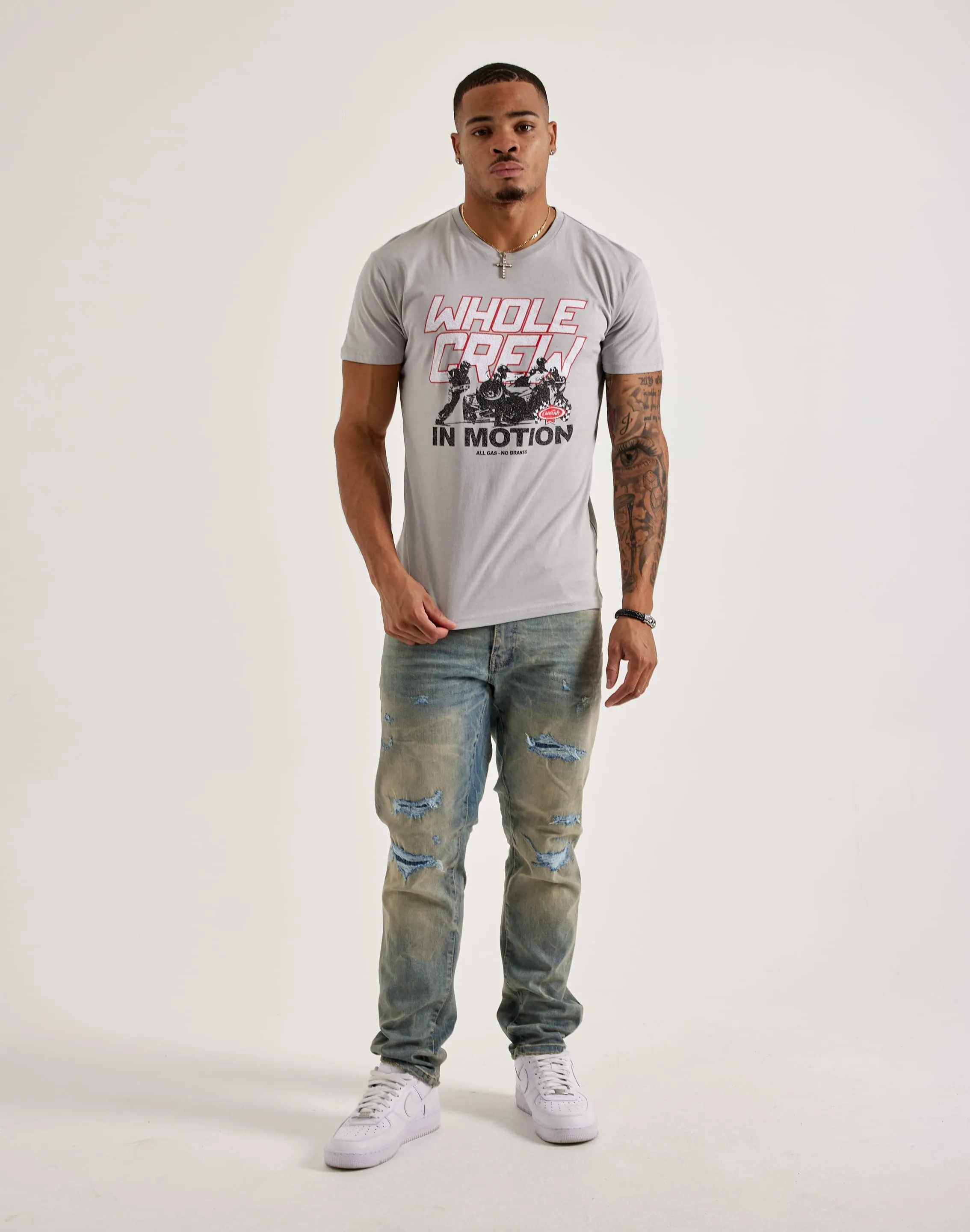 Outrank Going All The Way Tee Clear Tone
