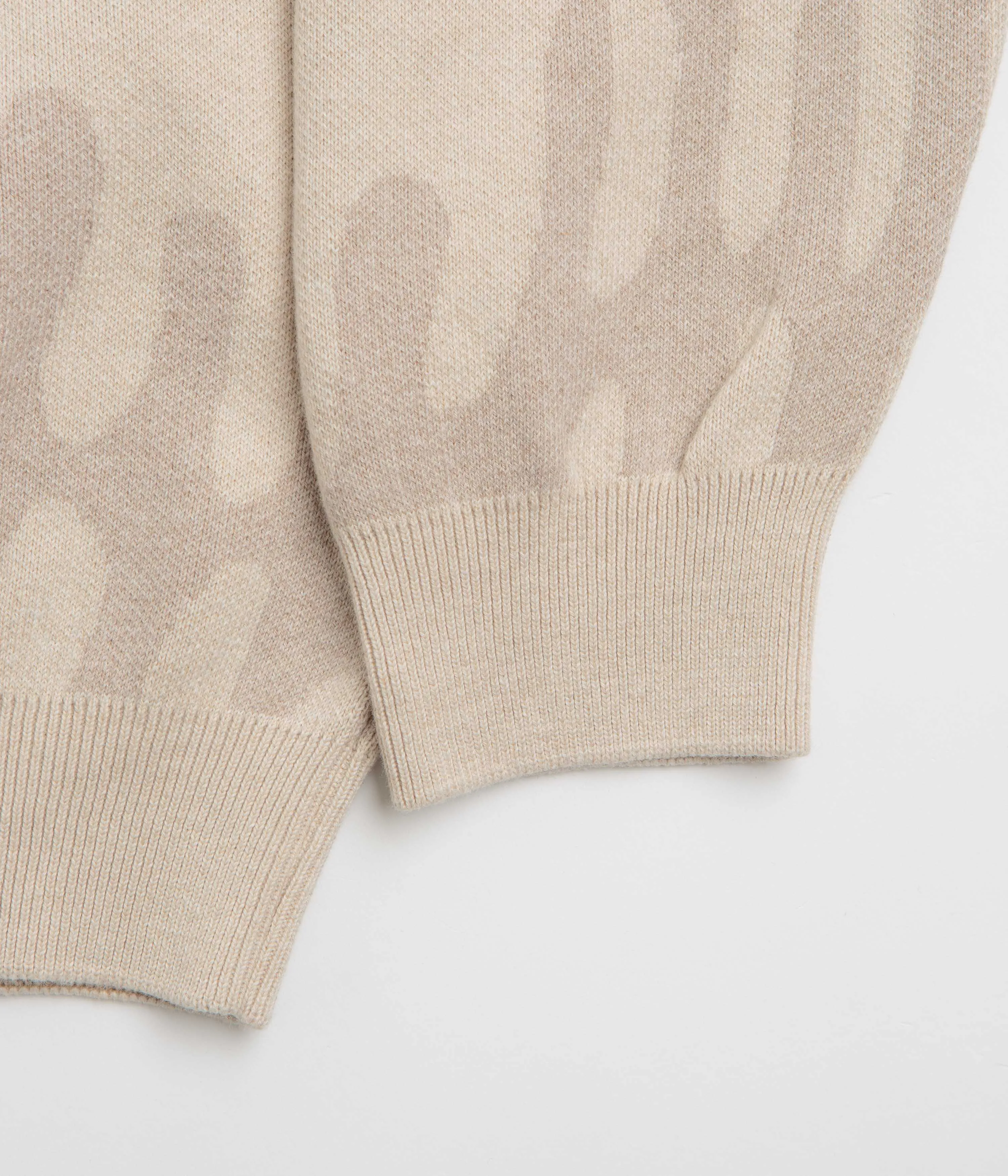 Classic Active Holiday Wear by Parra Static Stalker Sweatshirt - Sand