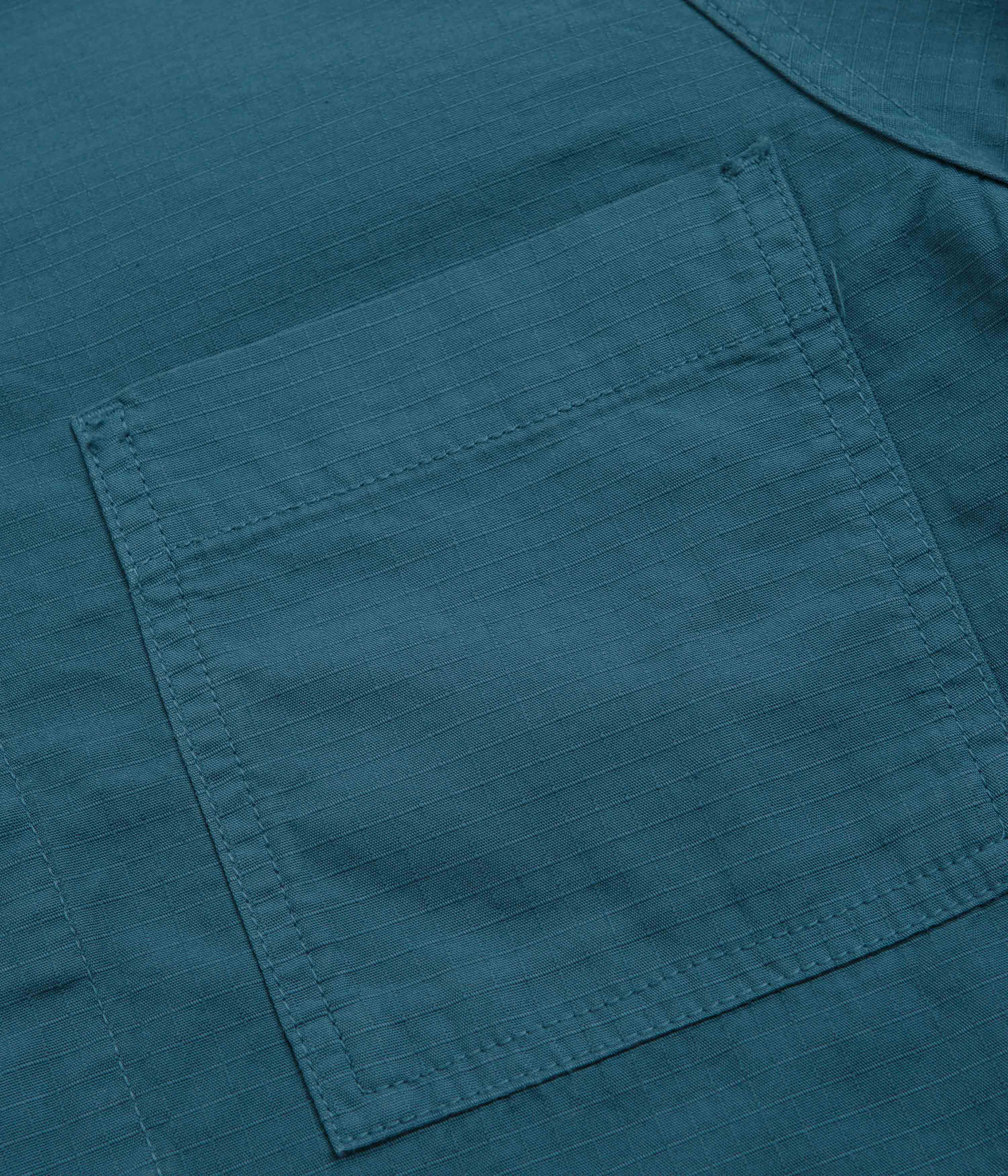 Service Works Ripstop FOH Jacket - Ocean Casual Outdoor Layer Simple Layer