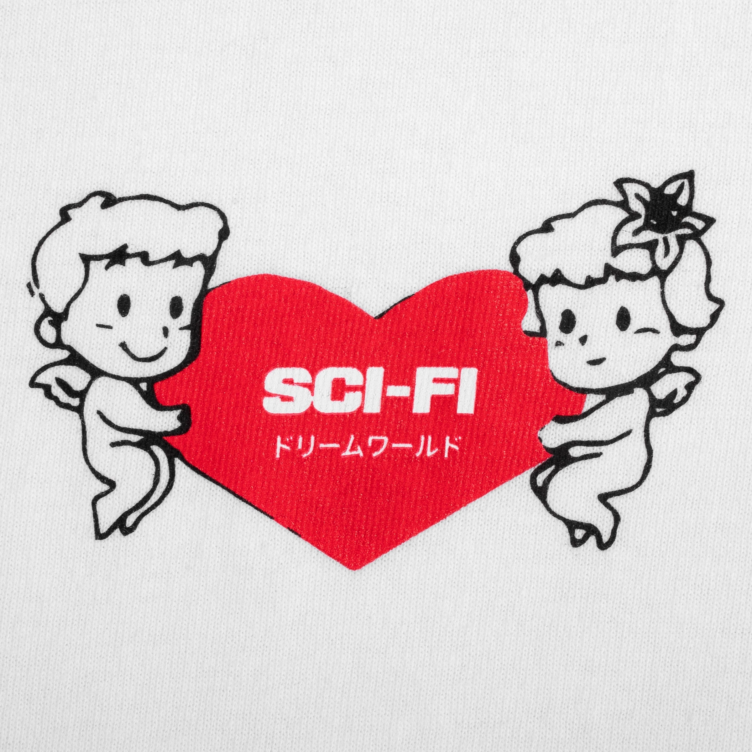 Bold Print Lightweight Feel Sci-Fi Fantasy Love T-Shirt