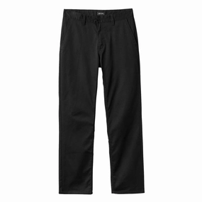 Weekend Ready Classic Cut Brixton Choice Chino Relaxed Pant - Black