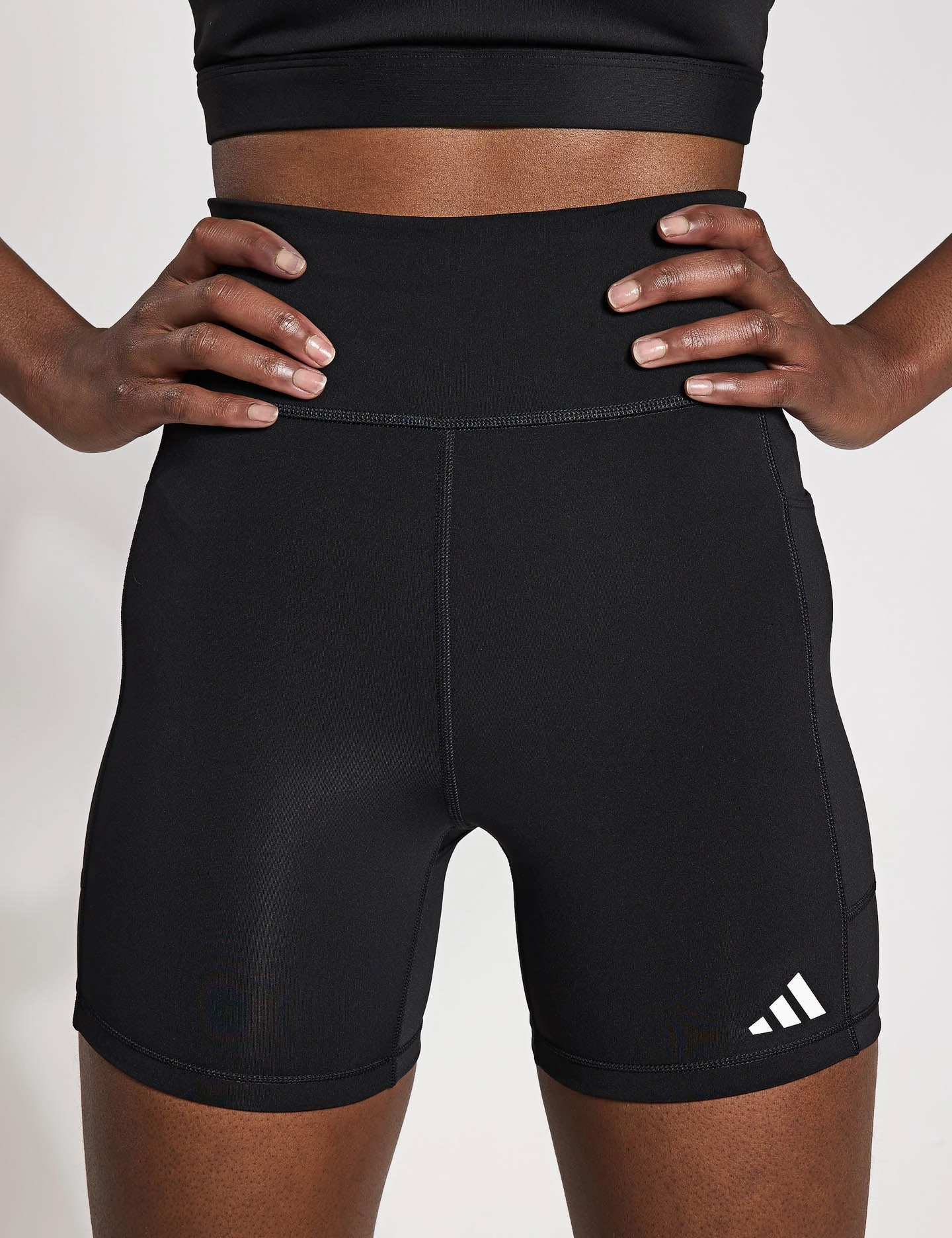 Own the Run Short Leggings 5' - Black QuickAdjustStraps Mood Piece