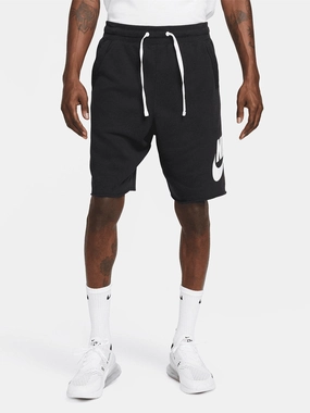 Stay Cool suede look Club Alumni French Terry Shorts