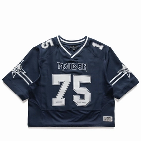 Opaque Core Plane Mood Iron Maiden x Represent Anniversary Jersey - Mid Blue