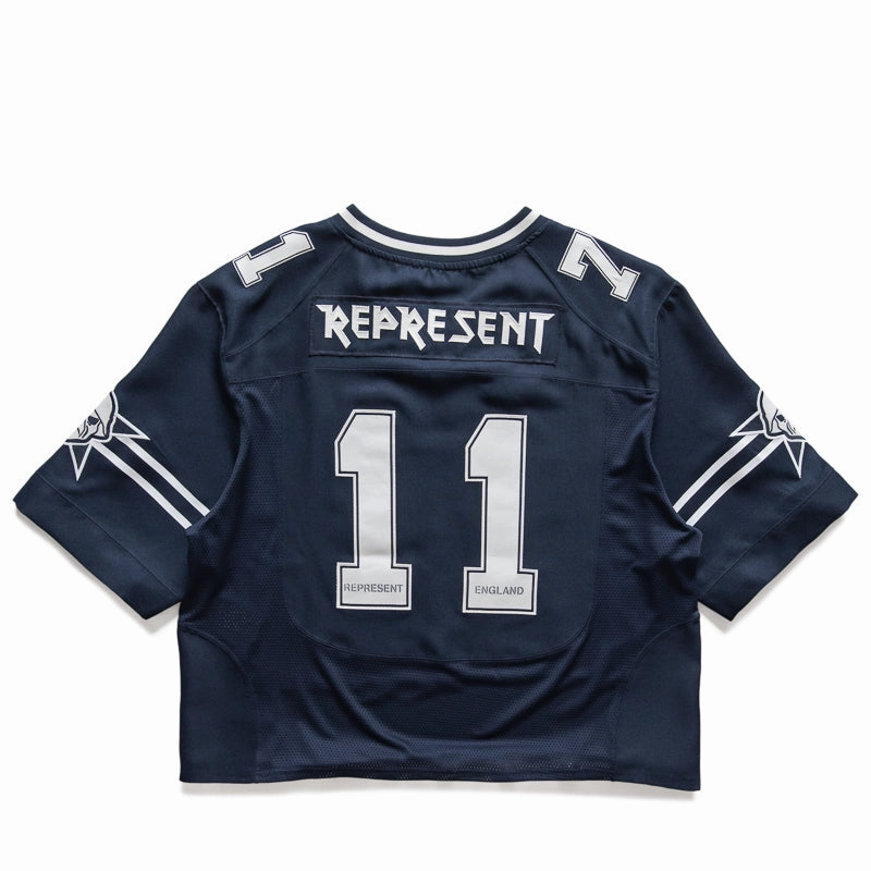 Iron Maiden x Represent Anniversary Jersey - Mid Blue Tropical Glow HighVisibility