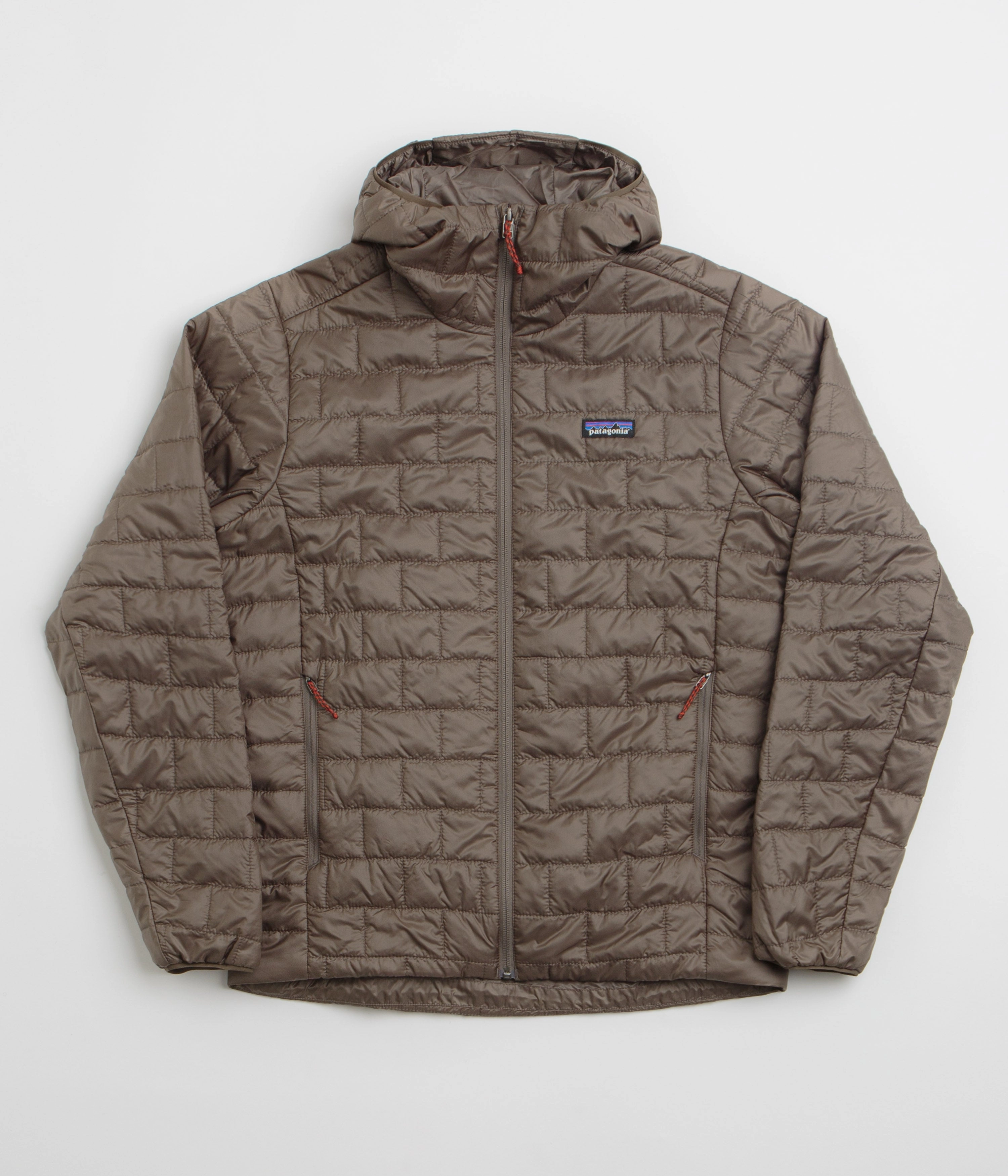 Patagonia Nano Puff Hoodie Jacket - Marlow Brown Serve