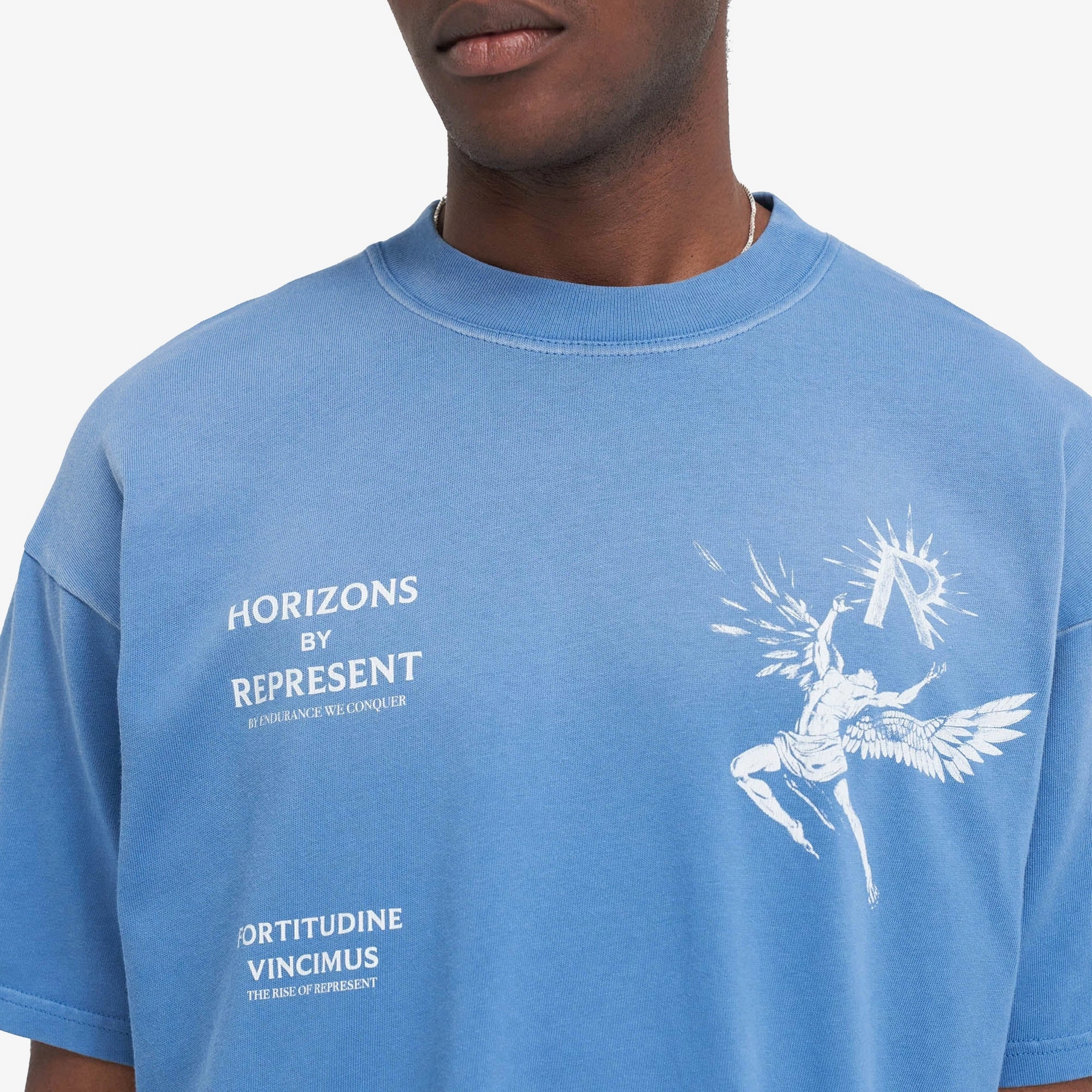 LowBulkFabric MultiDirectionalFlex Represent | ICARUS T-SHIRT  { SKY BLUE