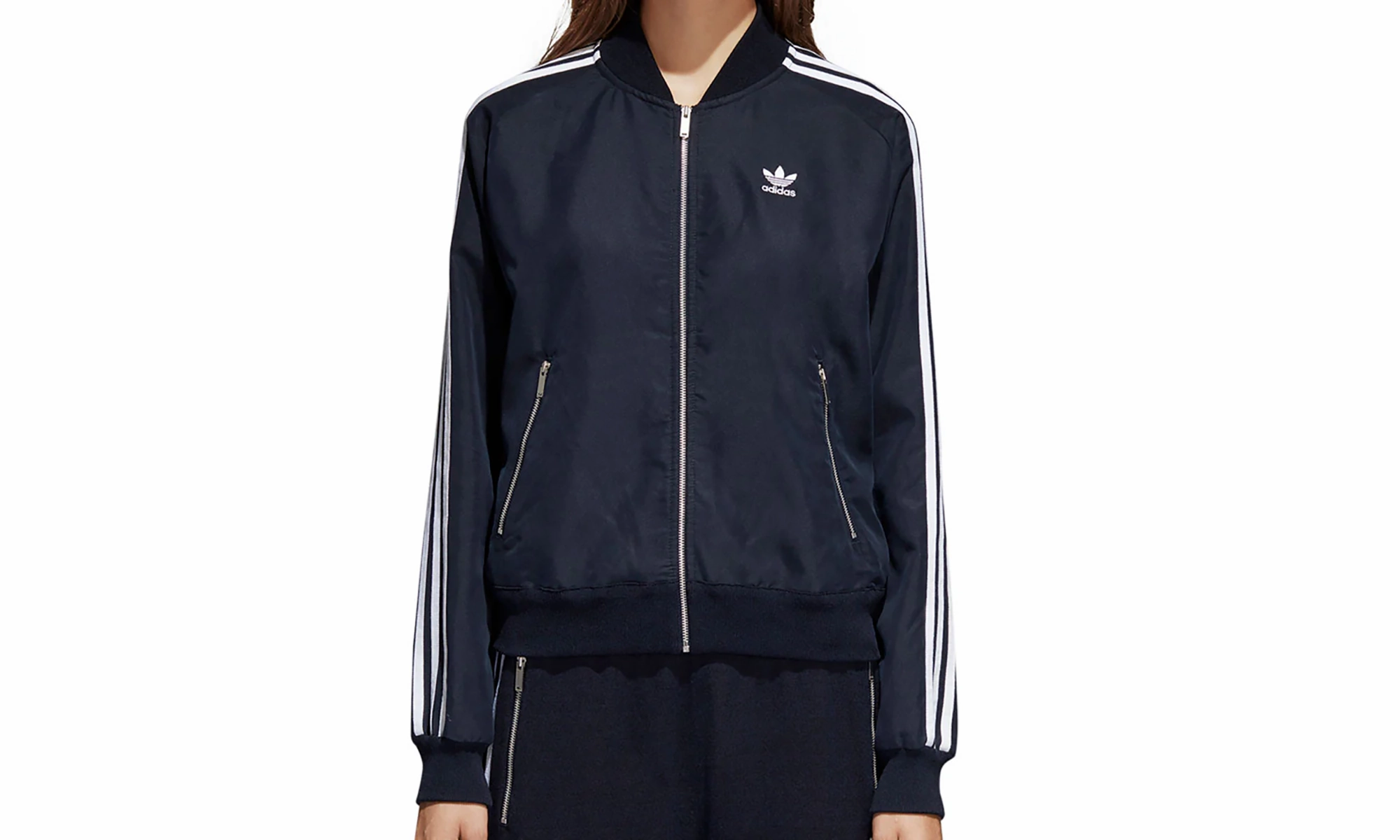 Superstar Track Top Collegiate "Navy / White" Pure Cotton Data Mode