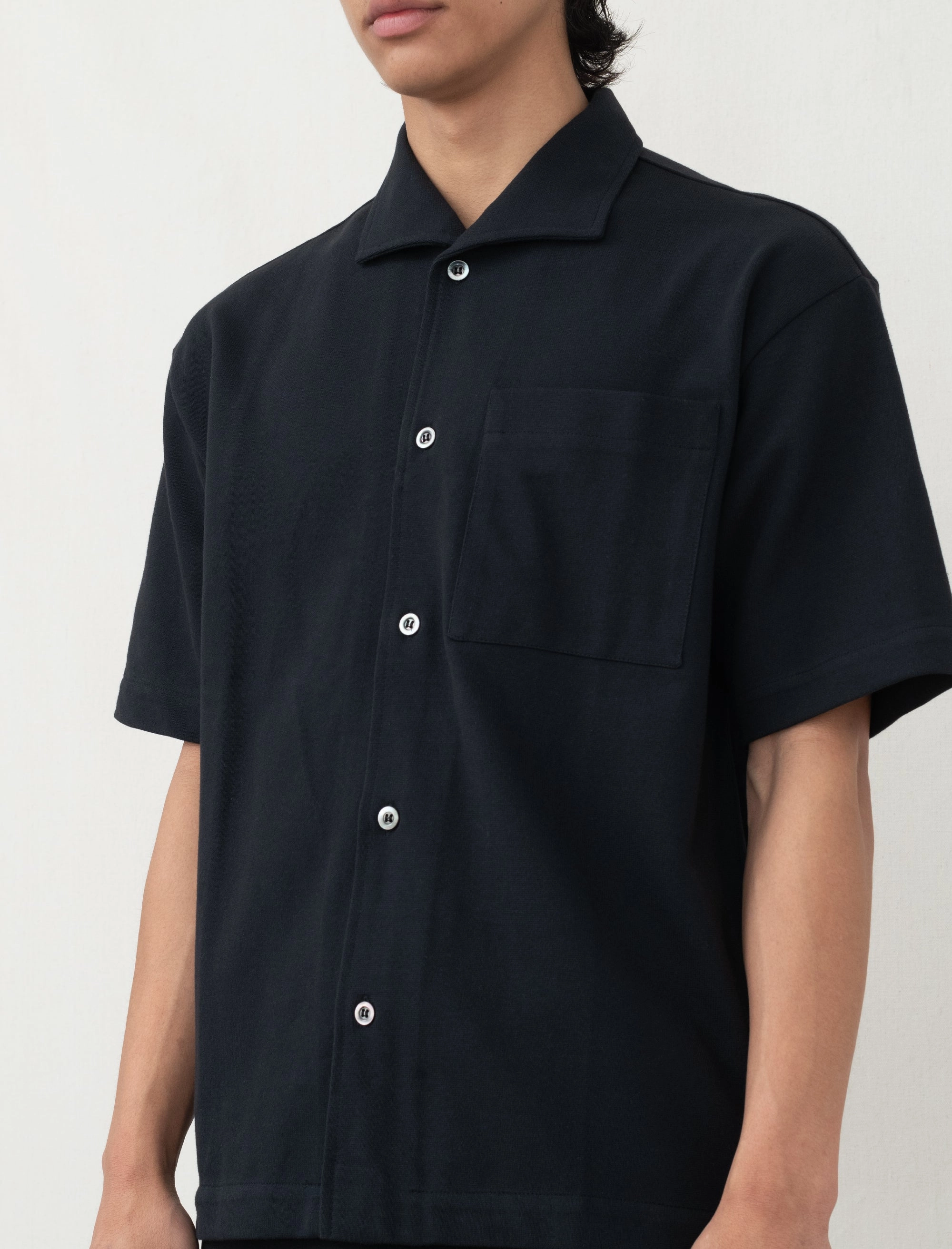 Coral Shirt (Black) Winter Fashion Bamboo Derived Material