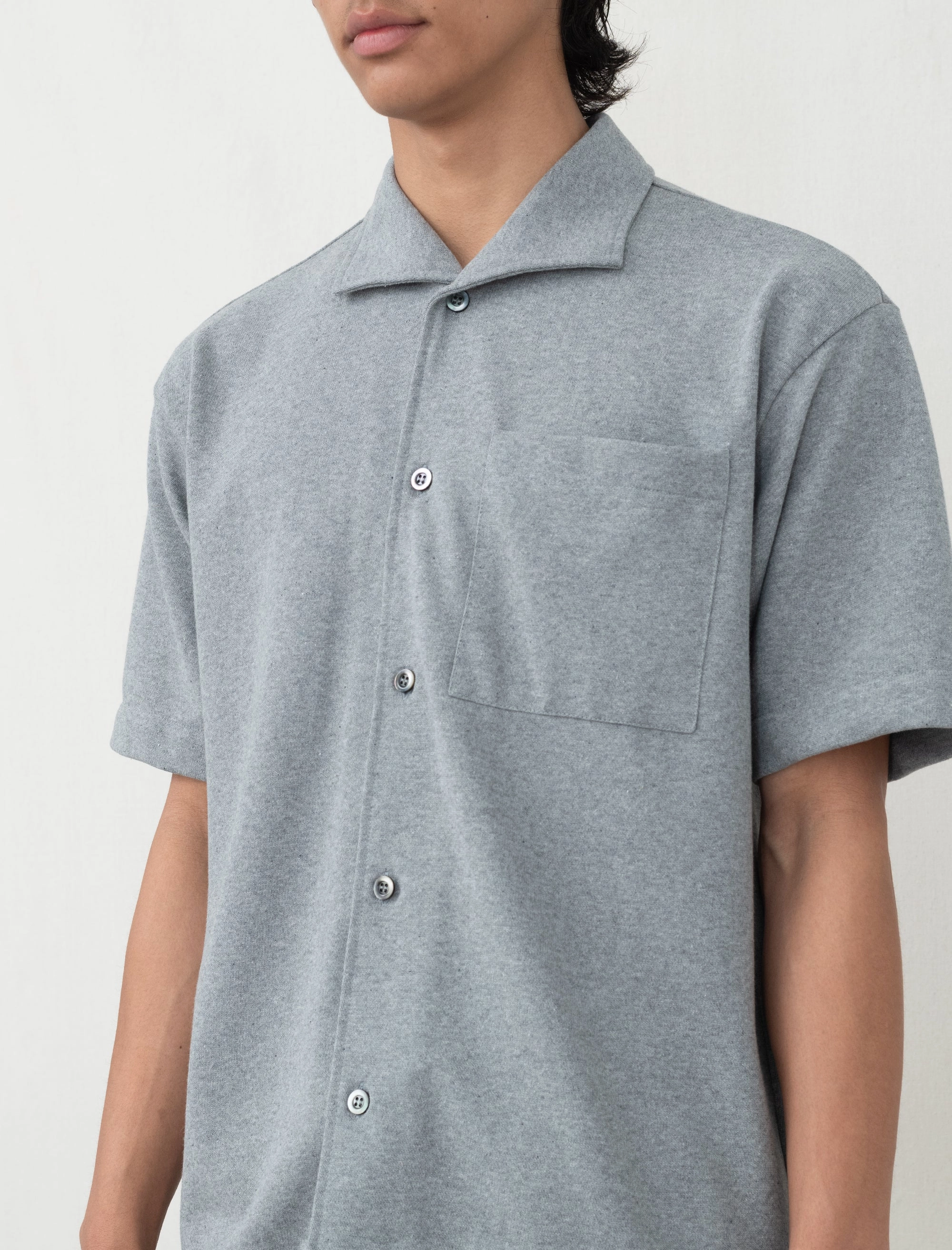 Coral Shirt (Grey) Non Iron Fabric SnagProof