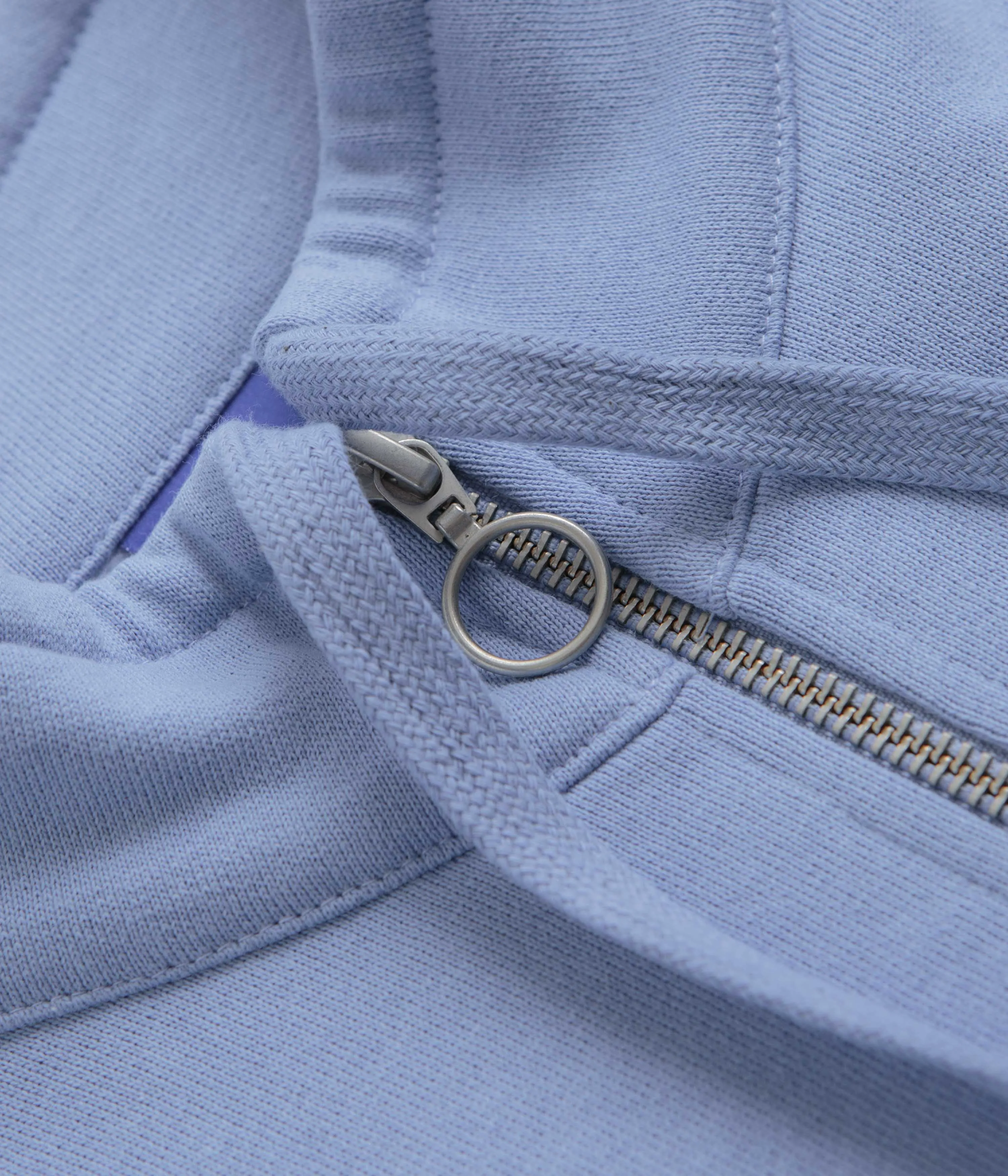 Helas Save Helas Quarter Zip Sweatshirt - Grey Blue product casual elegance blend
