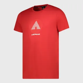 Airwalk Mens Ollie Tee Red Sky Mood Elite Vibe