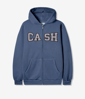 chain accents Cash Only Campus Zip-Thru Hood