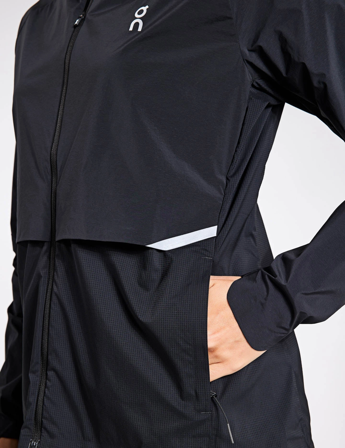 Core Jacket - Black Breathable Mesh Panels