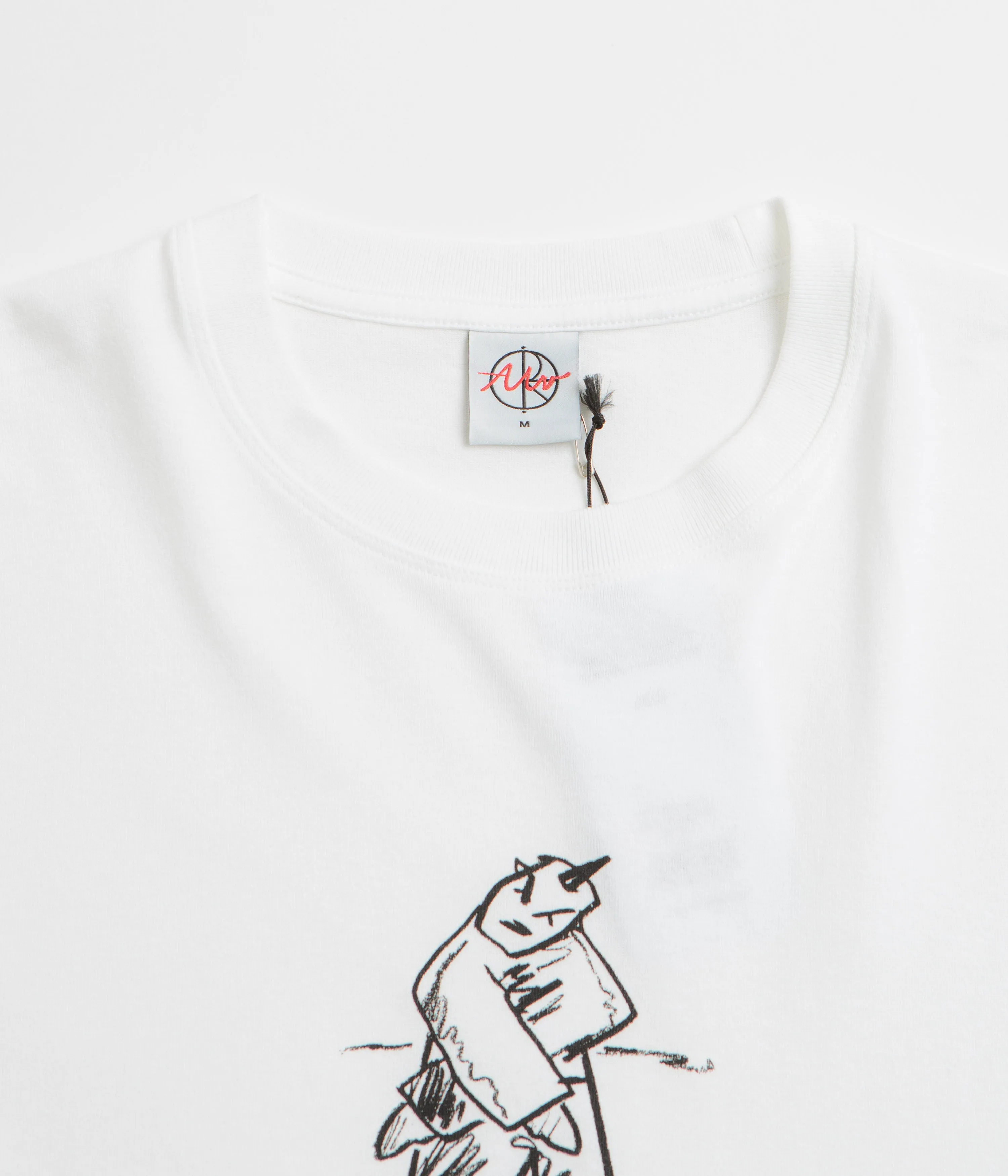 Polar Evol Times T-Shirt - White hook and eye closure Bright Colors