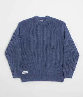 product fair trade Butter Goods Drain Knit Sweatshirt - Midnight